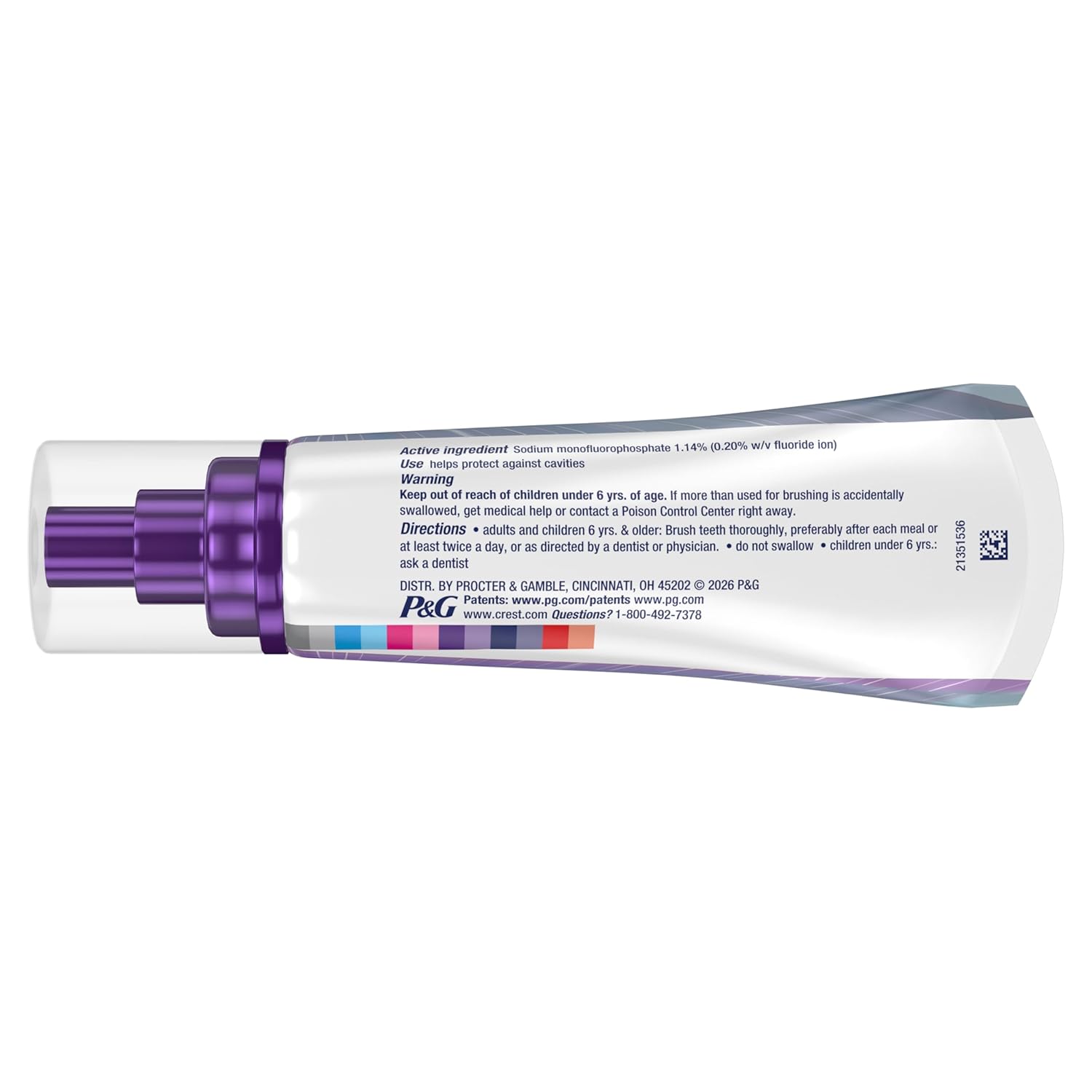 Crest 3DWhite Brilliance Deep Stain Remover Dazzling Mint Toothpaste - 3.1oz - Image 17