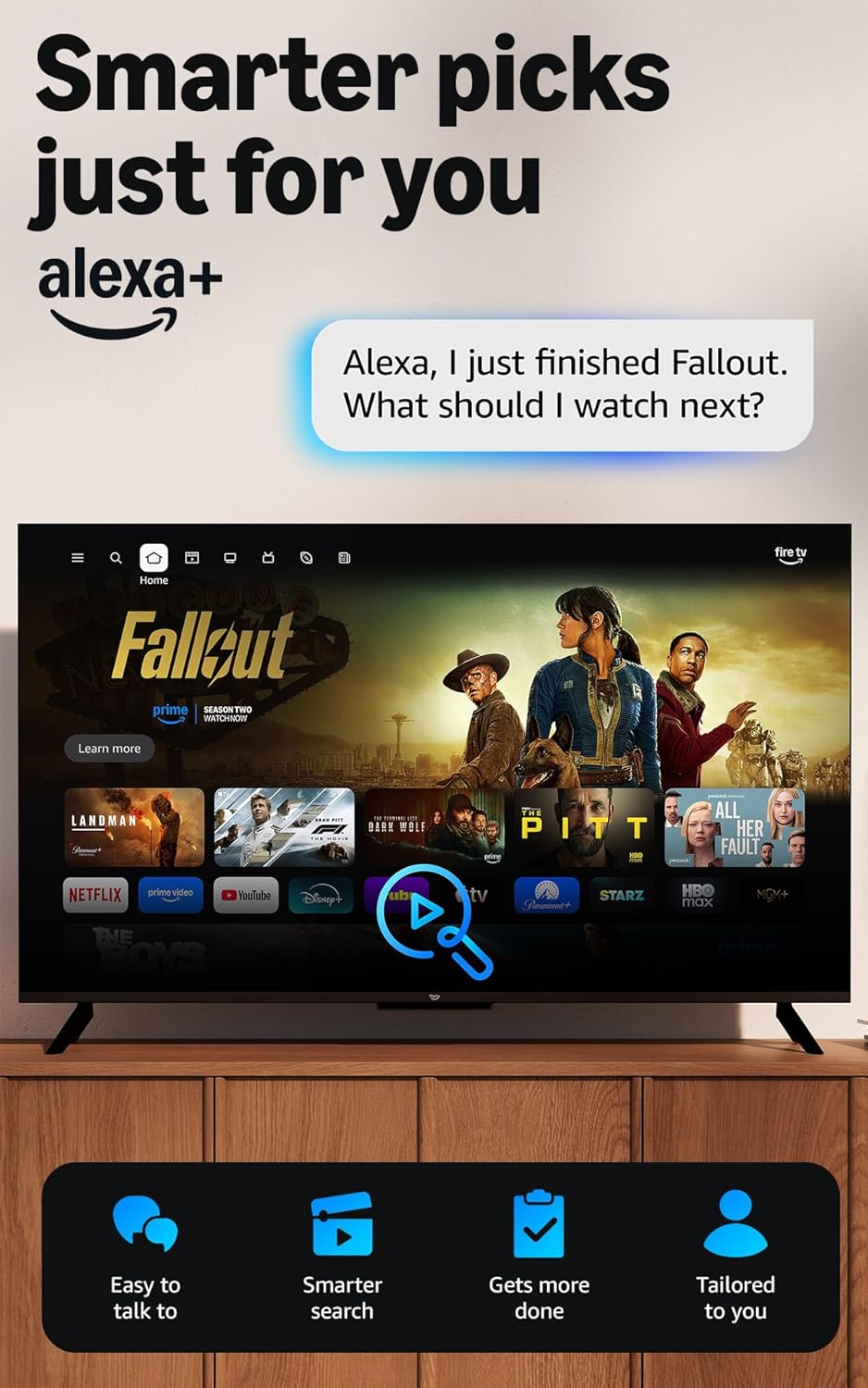Amazon Ember 32" 2-Series with Fire TV (newest model), HD smart TV with Alexa Remote, fast streaming, Dolby Audio, Ambient Experience, free and live TV, find shows faster with Alexa+ - Image 5