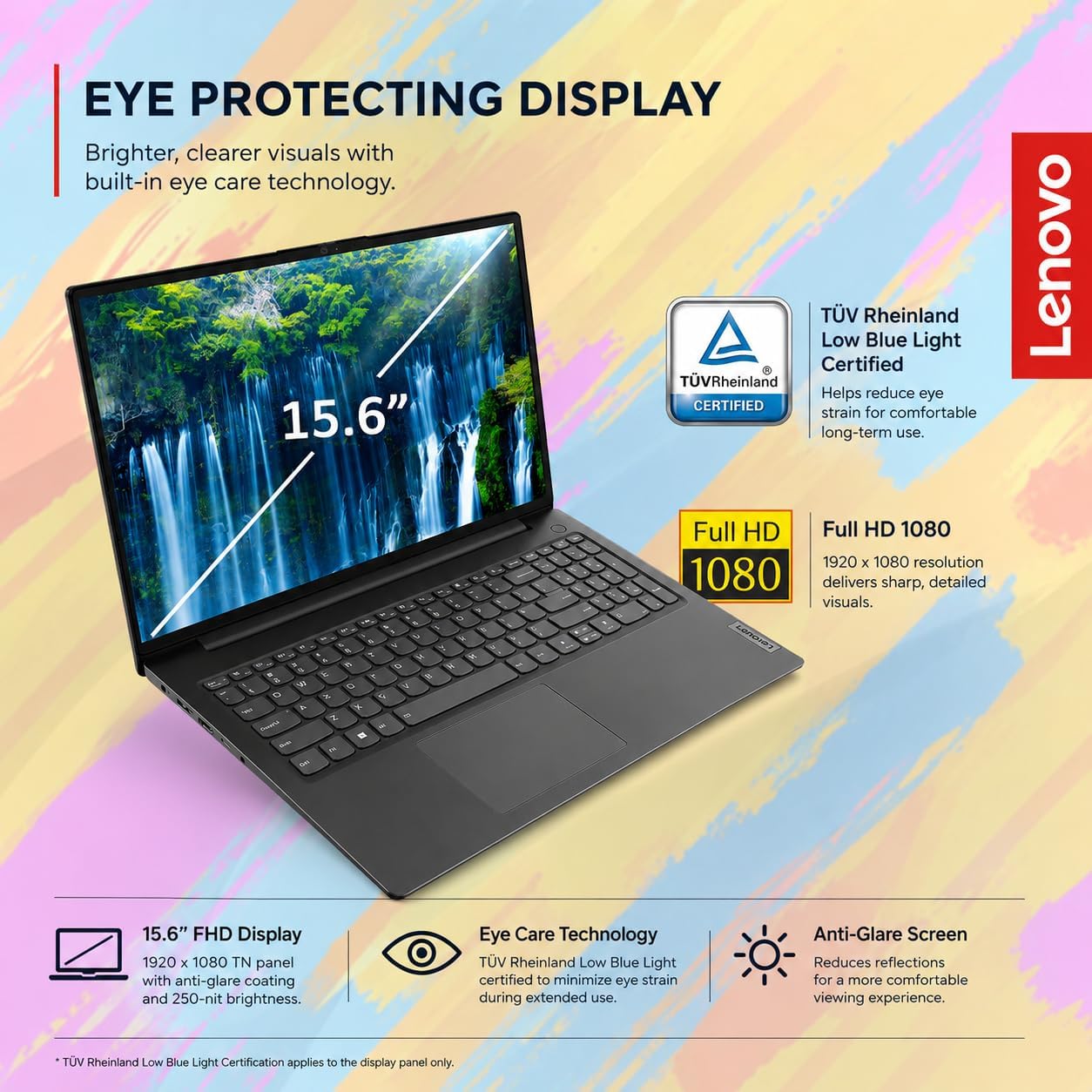 Lenovo V15 Business Laptop 2026 Edition, AMD Ryzen 3 7000-Series(Beat i7-1065G7), 15.6" FHD Display, 16GB DDR5 RAM, 512GB NVMe SSD, Wi-Fi 6, Ethernet RJ-45, Dolby Audio, Windows 11 Pro - Image 4