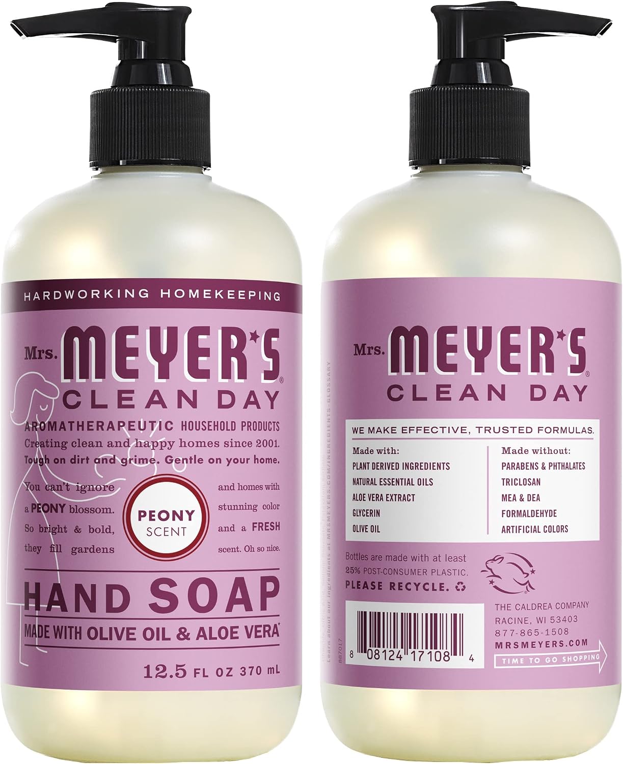 Mrs. MEYER'S Kitchen Set, Dish Soap, Hand Soap, and Multi-Surface Cleaner, 3 CT (Peony) - Image 5