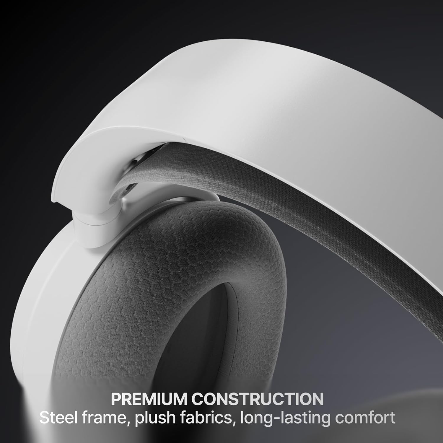 SteelSeries Arctis Nova 7P Wireless Gen 2 Gaming Headset - Real-Time App Control, 50+ HR Play, Neodymium Magnetic Drivers, Mix 2.4GHz/Bluetooth, PS5, PS4, PC, Switch 1/2, Mobile - White - Image 8