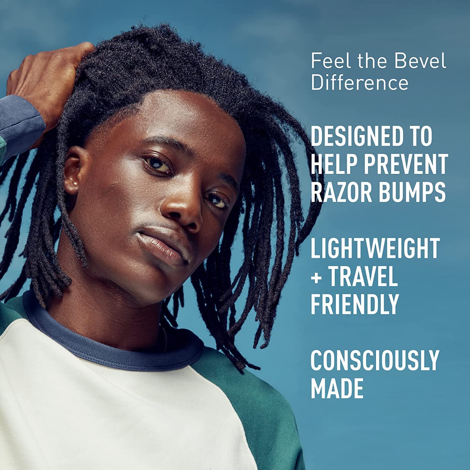 Bevel Essentials Disposable Safety Razors for Men, Double Edge Stainless Steel Blade Helps Prevent Nicks and Razor Bumps, Travel Essentials, 5 Count - Image 3