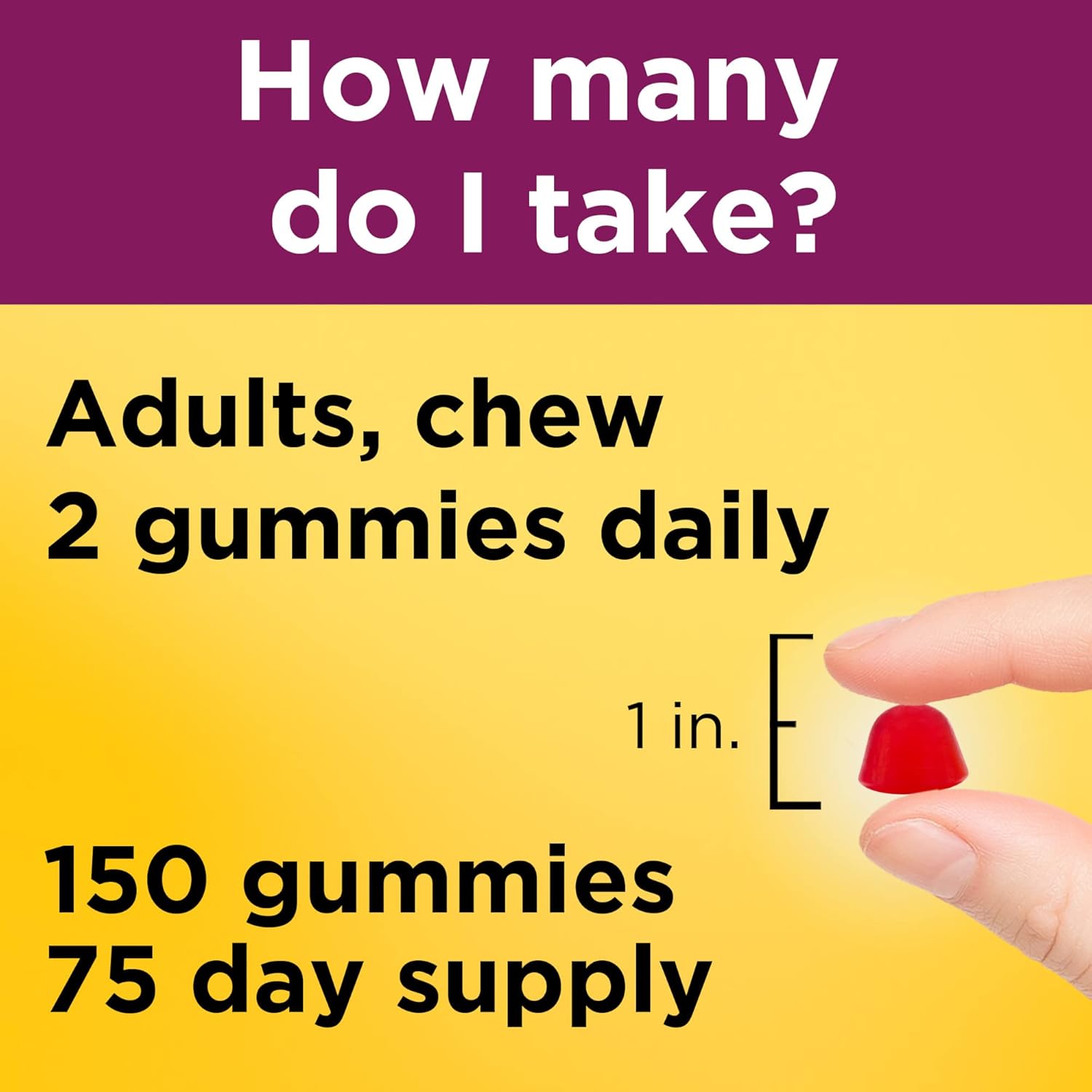 Nature Made Multivitamin For Women, Womens Gummy Multivitamins for Daily Nutritional Support, 150 Multi Vitamin Gummies, 75 Day Supply - Image 5