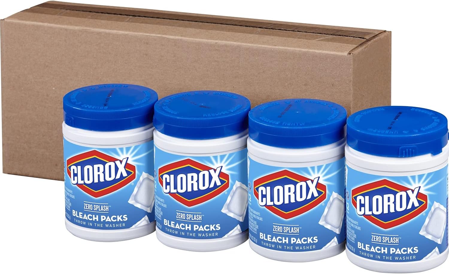 Clorox Zero Splash Bleach Packs - Laundry Pods, 4 Pack - Image 9