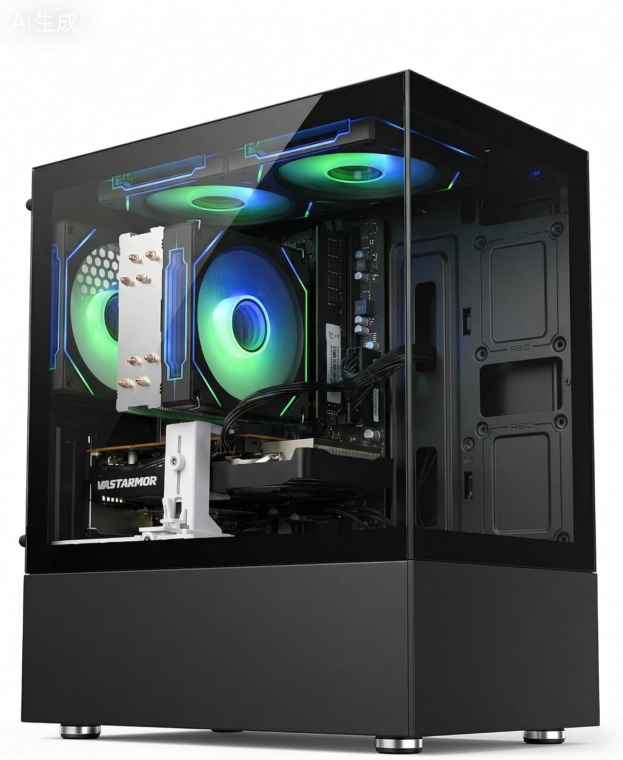 suevery 16GB RAM Core i7 3.6GHz 4-Core Processor NVMe 256GB Prebuilt Tower Desktop Computer Business Home or Office PC Black with WiFi HDMI (Black, Core I7-16G-256G) - Image 3
