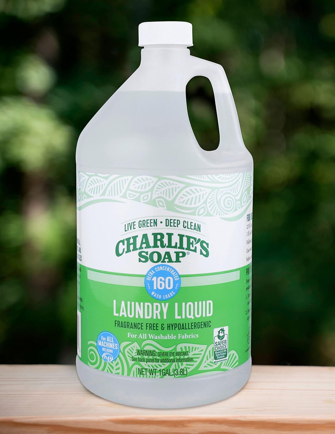 Charlie’s Soap Laundry Liquid (160 Loads, 1 Pack) Natural Deep Cleaning Hypoallergenic Laundry Detergent – Eco-Friendly, Safe and Effective - Image 9