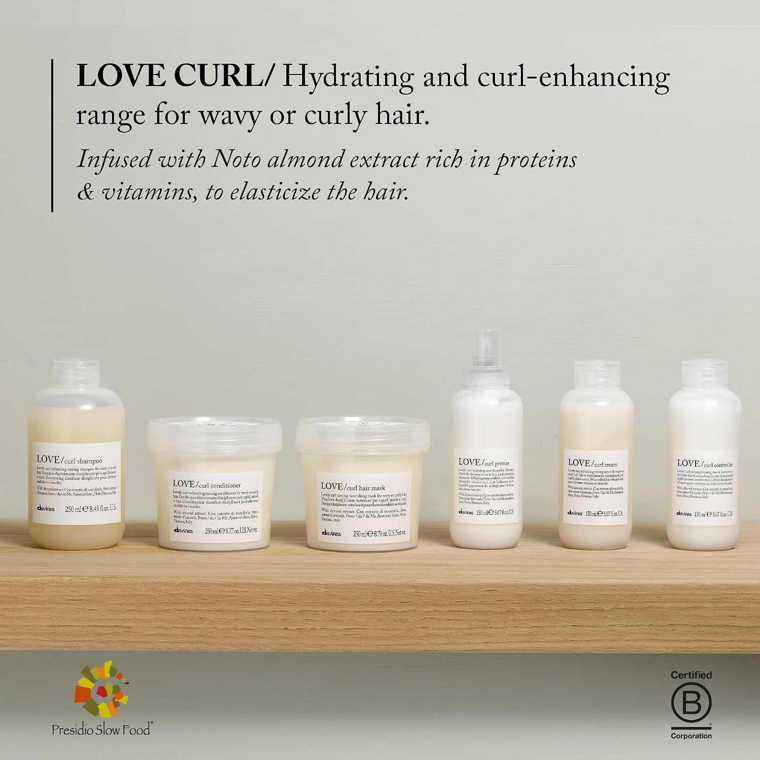 Davines LOVE/Curl Conditioner, Elasticizing & Taming Formula for Wavy or Curly Hair - Protein-Rich Treatment Enhances Volume, Softness & Control - Weightless Hydration for Defined Curls - Image 5