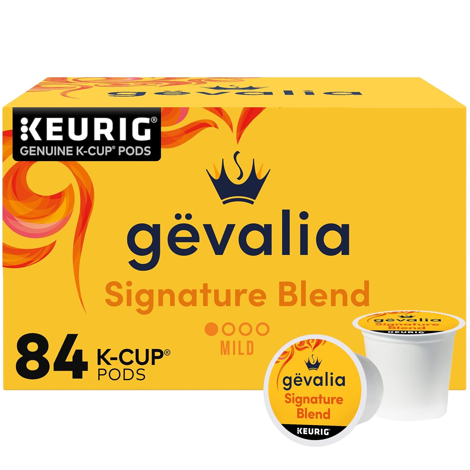 Gevalia Signature Blend Mild Light Roast K-Cup Coffee Pods, 84 ct Box - Image 2