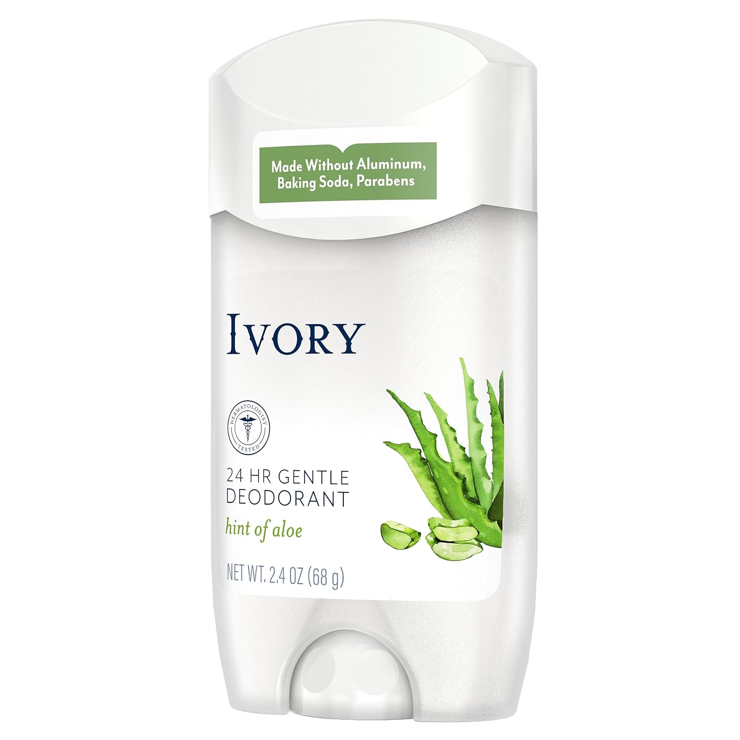 Ivory Aluminum Free Deodorant, Hint of Coconut, 24hr Gentle Deodorant, Dermatologist Tested, Baking Soda Free, Paraben Free, 2.4oz (Pack of 6) - Image 9