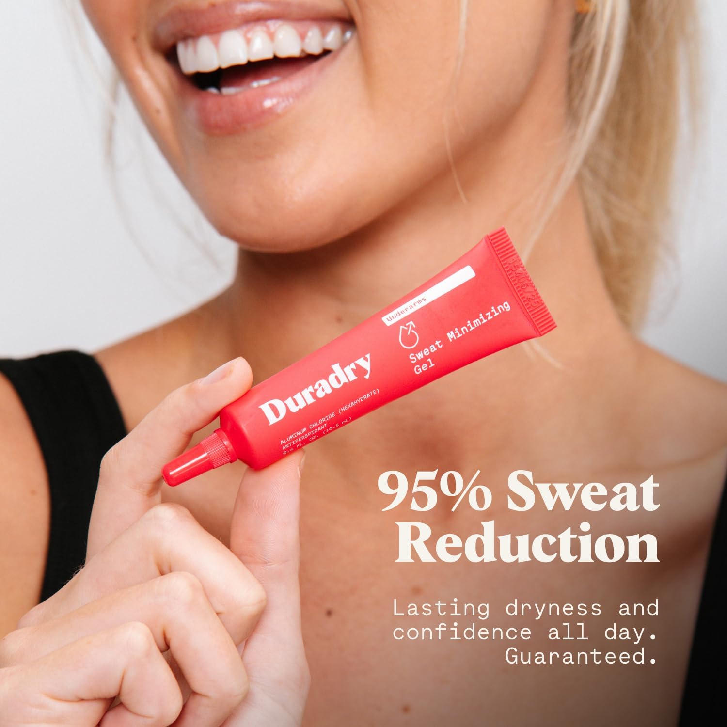 Duradry Sweat Minimizing Gel Antiperspirant for Men and Women - Prescription-Strength, Formulated for Excessive Underarm Sweating and Hyperhidrosis (0.4 Fl Oz) - Image 4