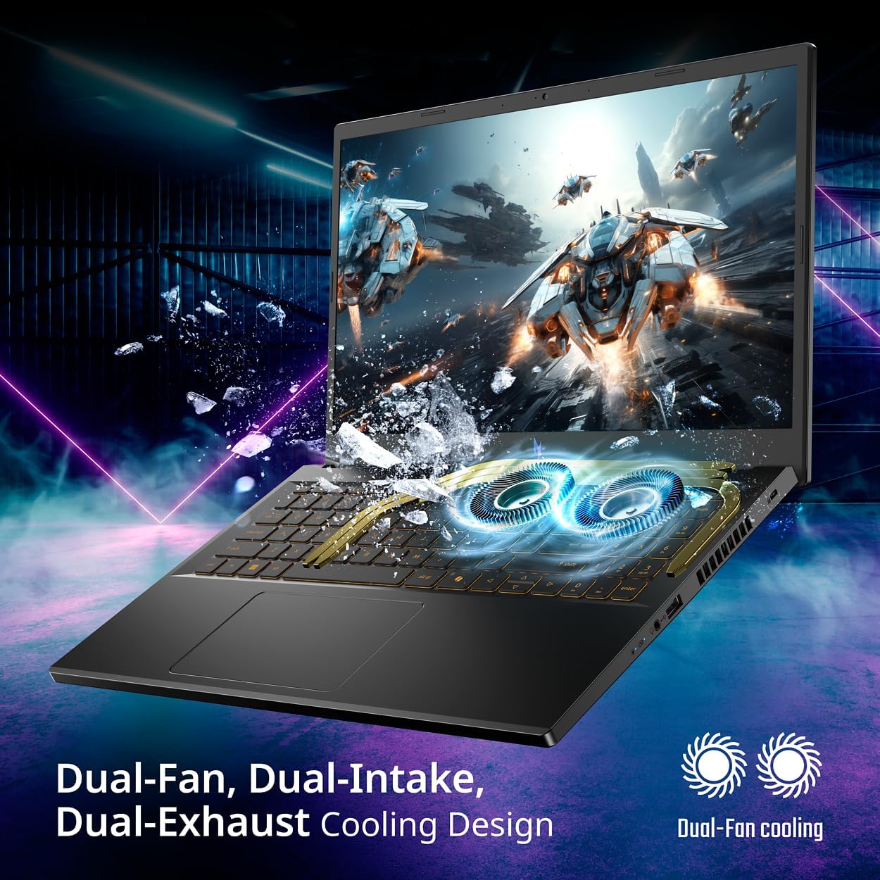 Acer Nitro V Gaming Laptop | Intel Core i5-13420H Processor | NVIDIA GeForce RTX 4050 Laptop GPU | 15.6" FHD IPS 165Hz Display | 8GB DDR5 | 512GB Gen 4 SSD | Wi-Fi 6 | Backlit KB | ANV15-52-586Z - Image 7