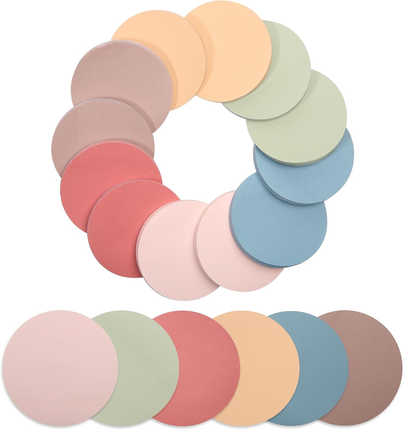 Mr. Pen- Round Sticky Notes, 2.8" Diameter, 12 Pads, 720 Sheets, Colorful, Sticky Notes Bulk, Self-Stick Note Pads, Perfect for Office, School, Home, Study & Organization - Image 9