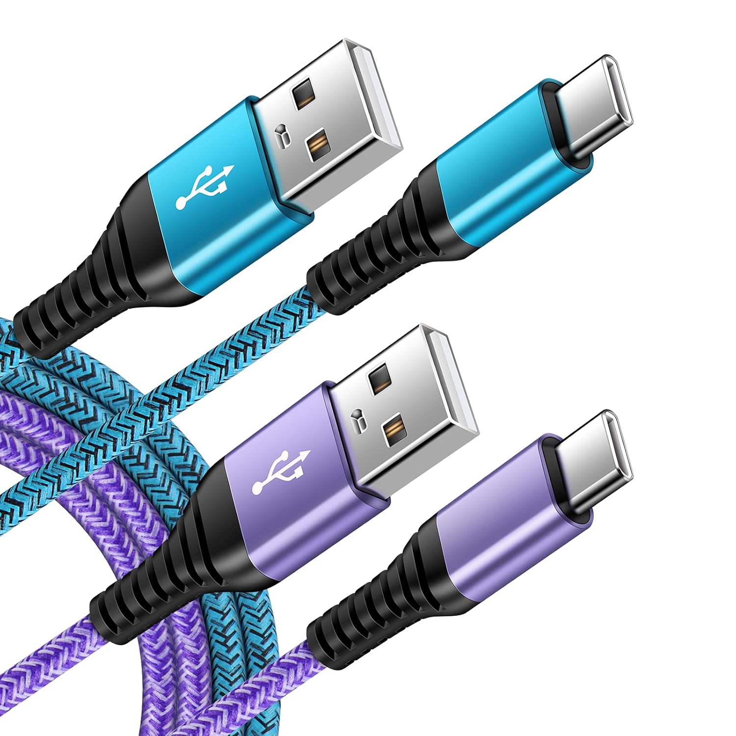 C Charger Cord Fast Charging USB Type C Cable Android Charger Cables 6FT 2Pack for Samsung Galaxy S26 S25 S24 S23 S22 S21 S20 Ultra S20+ Note 20 10 S10 S9 Plus A12 A11 A52 Google Pixel 6 5 4 4a 3a XL - Image 2