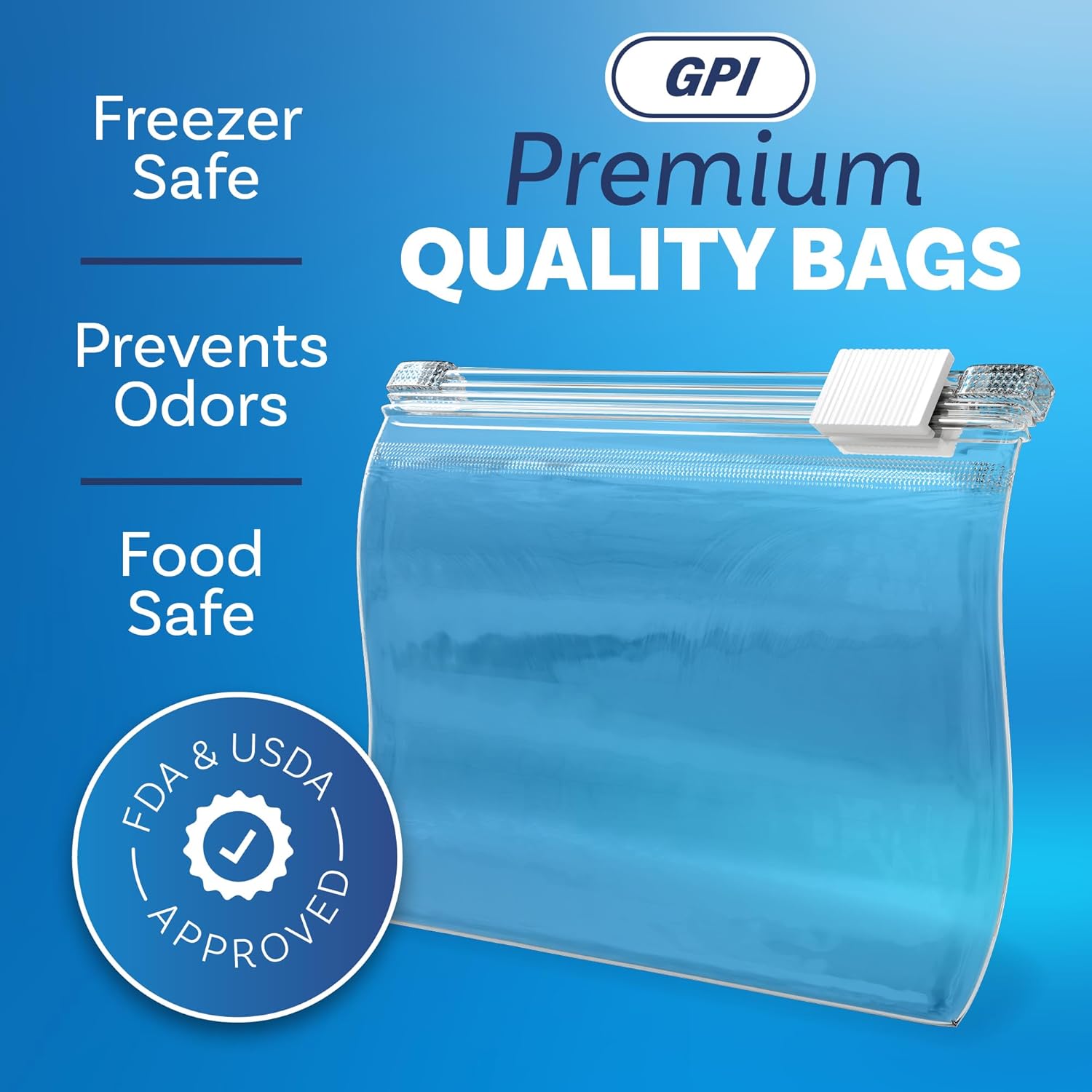 100 Count - Slider Zip Food Storage Snack Bags, 4" x 3" 2 Mil Small, Strong & Durable For Nuts, Candy, Snacks, Seeds, Jewelry & More. GPI - Image 4