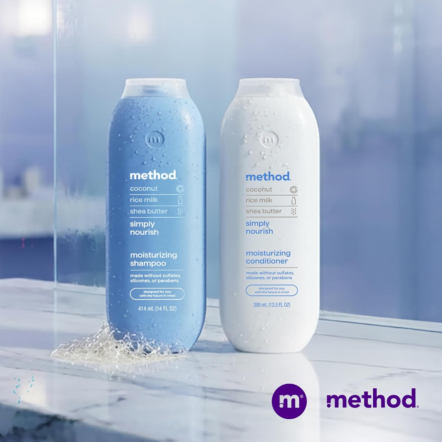 Method Moisturizing Shampoo, Simply Nourish - Hydrates and Revives Dry Hair, Safe for Color-Treated Hair – Sulfate Free and Cruelty Free - 14 oz - Image 10
