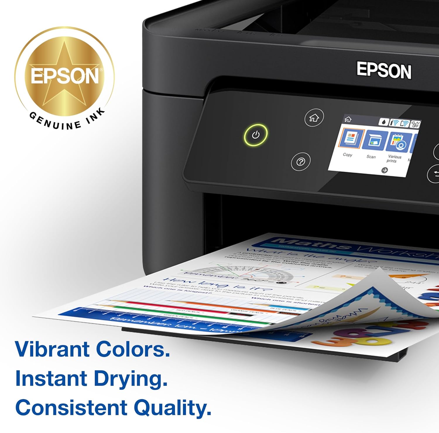 EPSON 212 Claria Ink Standard Capacity Black & Color Cartridge Combo Pack (T212120-BCS) Works with WorkForce WF-2830, 2850 and Expression XP-4100, 4105 - Image 4