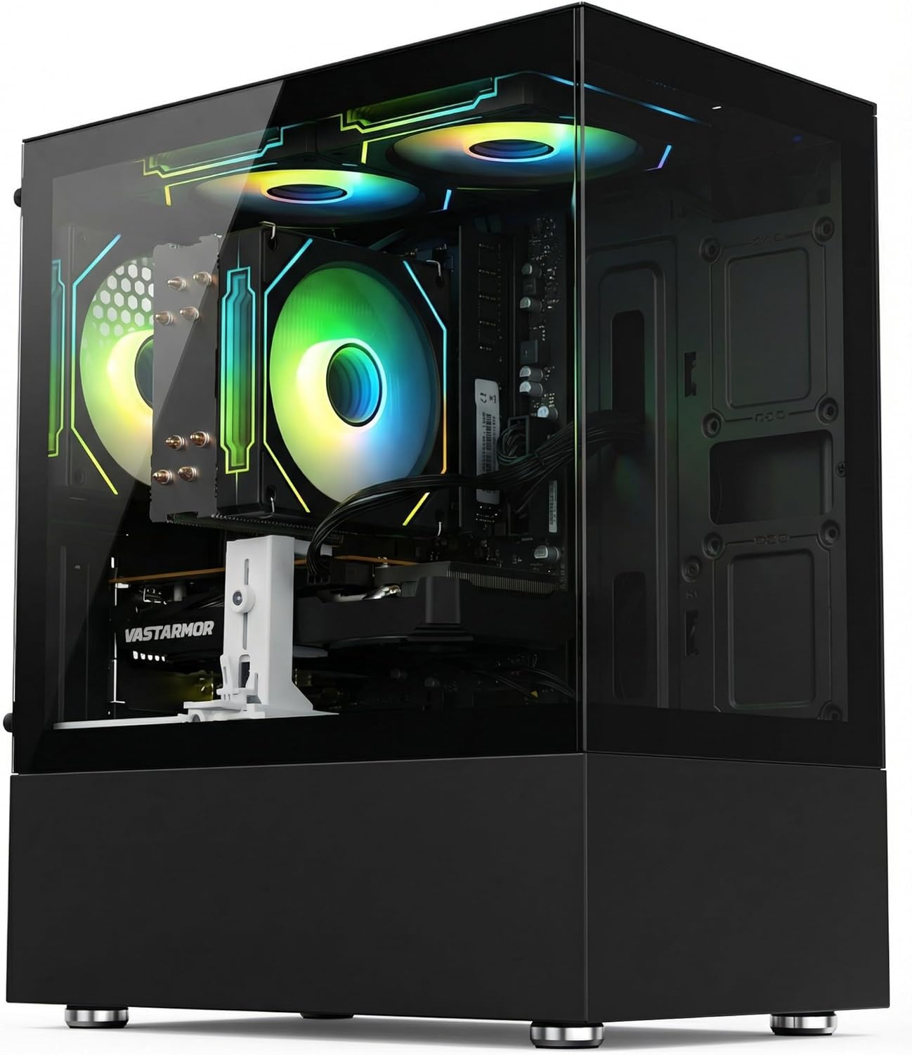 suevery 16GB RAM Core i7 3.6GHz 4-Core Processor NVMe 256GB Prebuilt Tower Desktop Computer Business Home or Office PC Black with WiFi HDMI (Black, Core I7-16G-256G) - Image 4