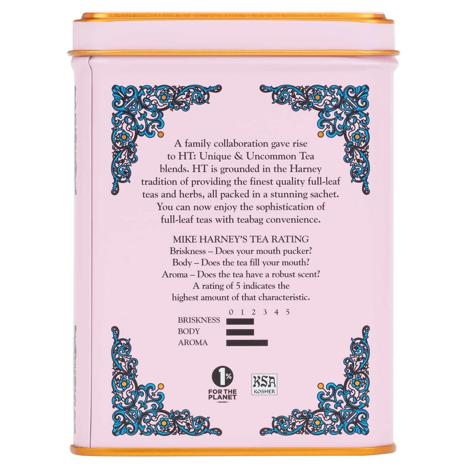 Harney & Sons Caffeinated Blossom Green Tea Tin Sachets Pink 31629, Cherry, 20 Count (Pack of 1) - Image 5
