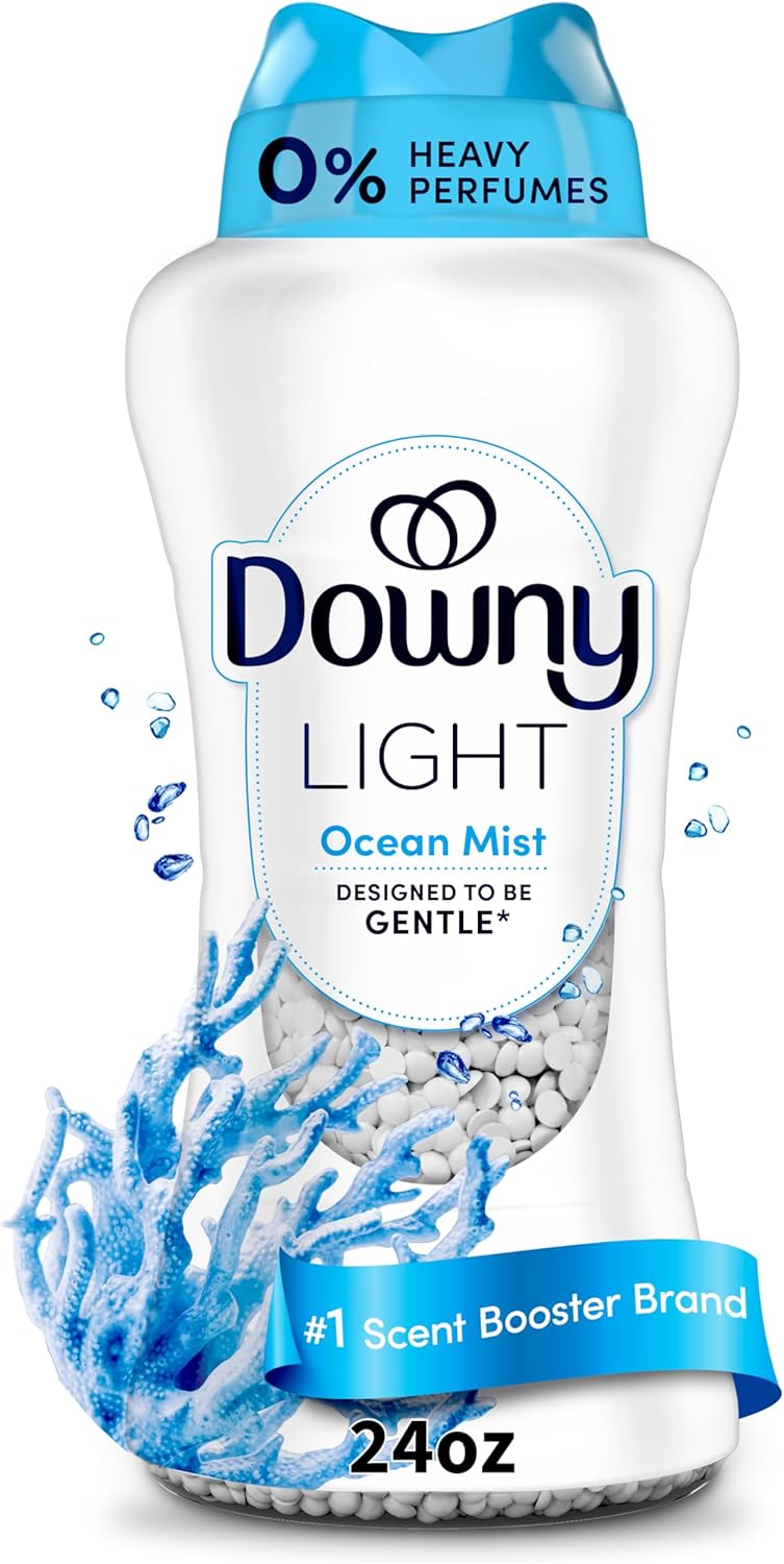 Downy Light Laundry Scent Booster Beads, Ocean Mist Scent, 24 OZ, In-Wash Fabric Beads Designed To Be Gentle With A Light Boost Of Scent, No Heavy Perfumes - Image 2