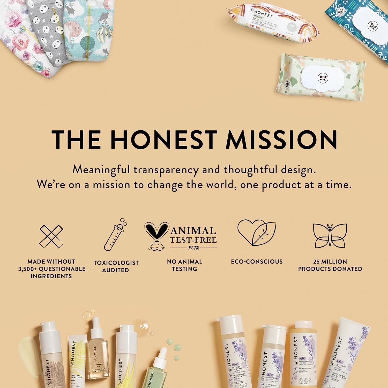 The Honest Company Silicone-Free Conditioner, Gentle Tear-Free Hypoallergenic Baby Hair Care with Naturally Derived Ingredients Lavender Calm 10 fl oz - Image 10