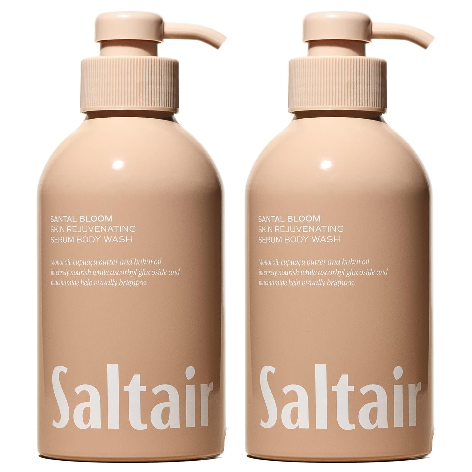 Saltair Body Wash 2-Pack – Santal Bloom – Moisturizing Body Wash with Monoi Oil and Cupuacu Butter – Scented Shower Gel for Women and Men – 2x 17oz – Vegan, Cruelty-Free, Paraben-Free - Image 2