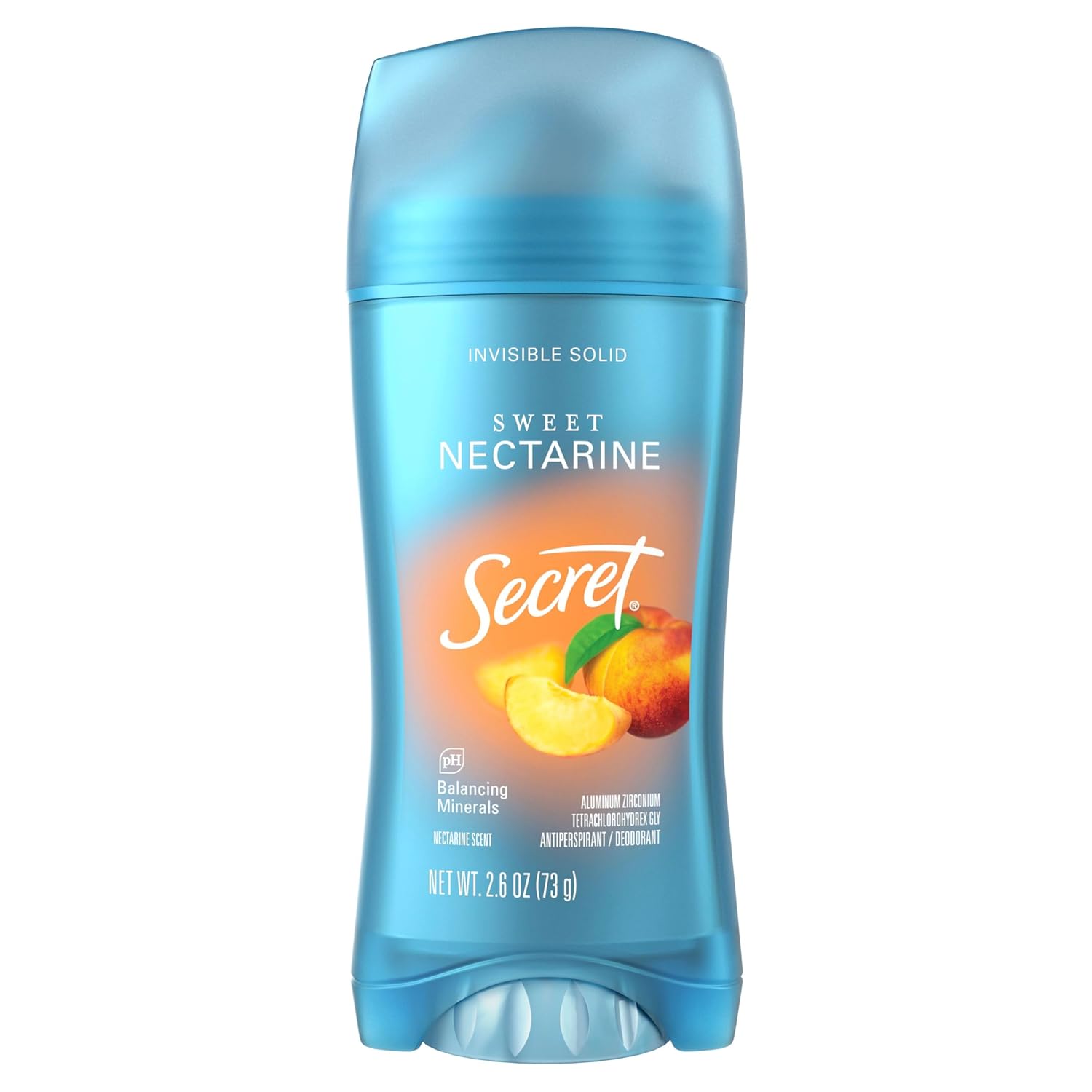 Secret Fresh Antiperspirant Deodorant for Women, 72hr Breathable Sweat & Odor Protection, Instant Freshness & Gentle, PH Balancing Minerals, Invisible Solid, Sweet Nectarine Scent, 2.6 oz - Image 10