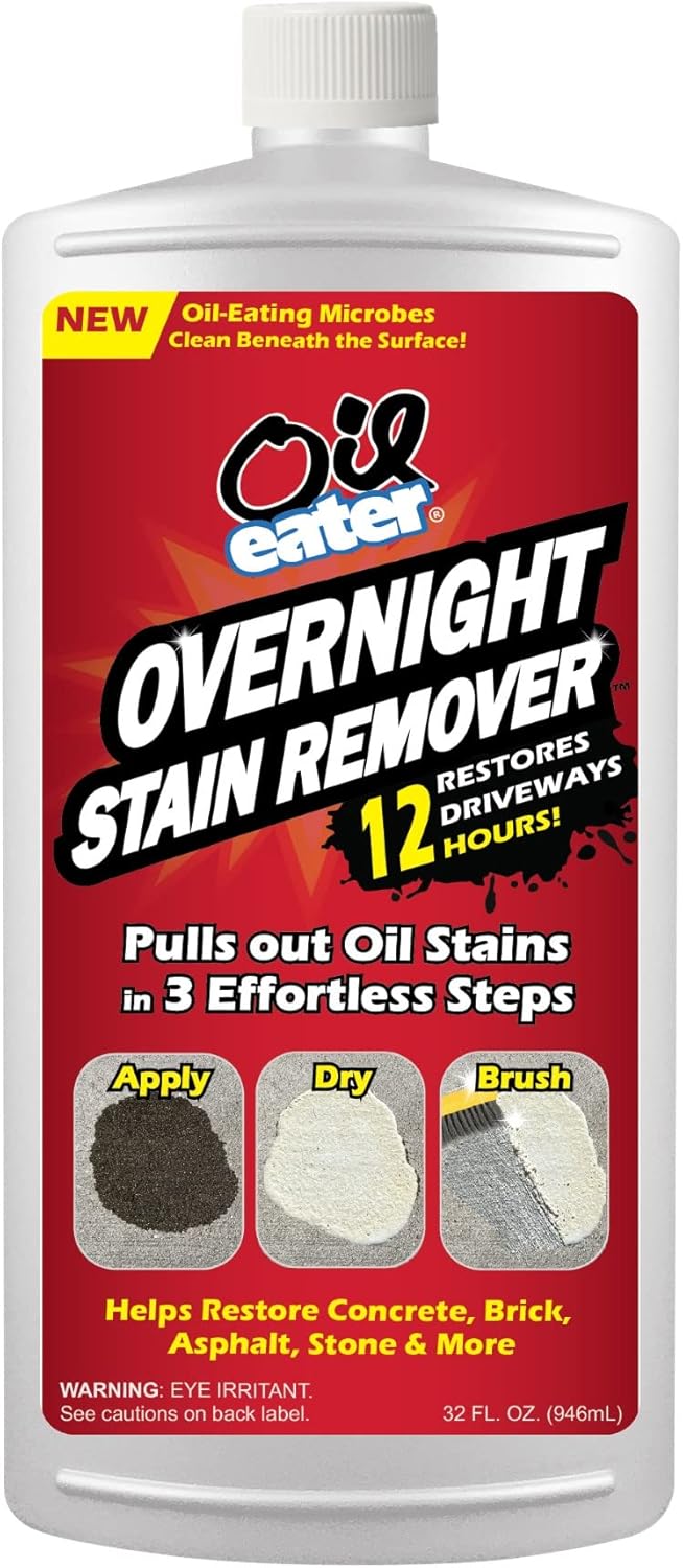 Overnight Stain Remover for Cleaning Oil Stains on Concrete, Driveway, Pavers & Garage Floors,White, AOD3232301 - Image 2