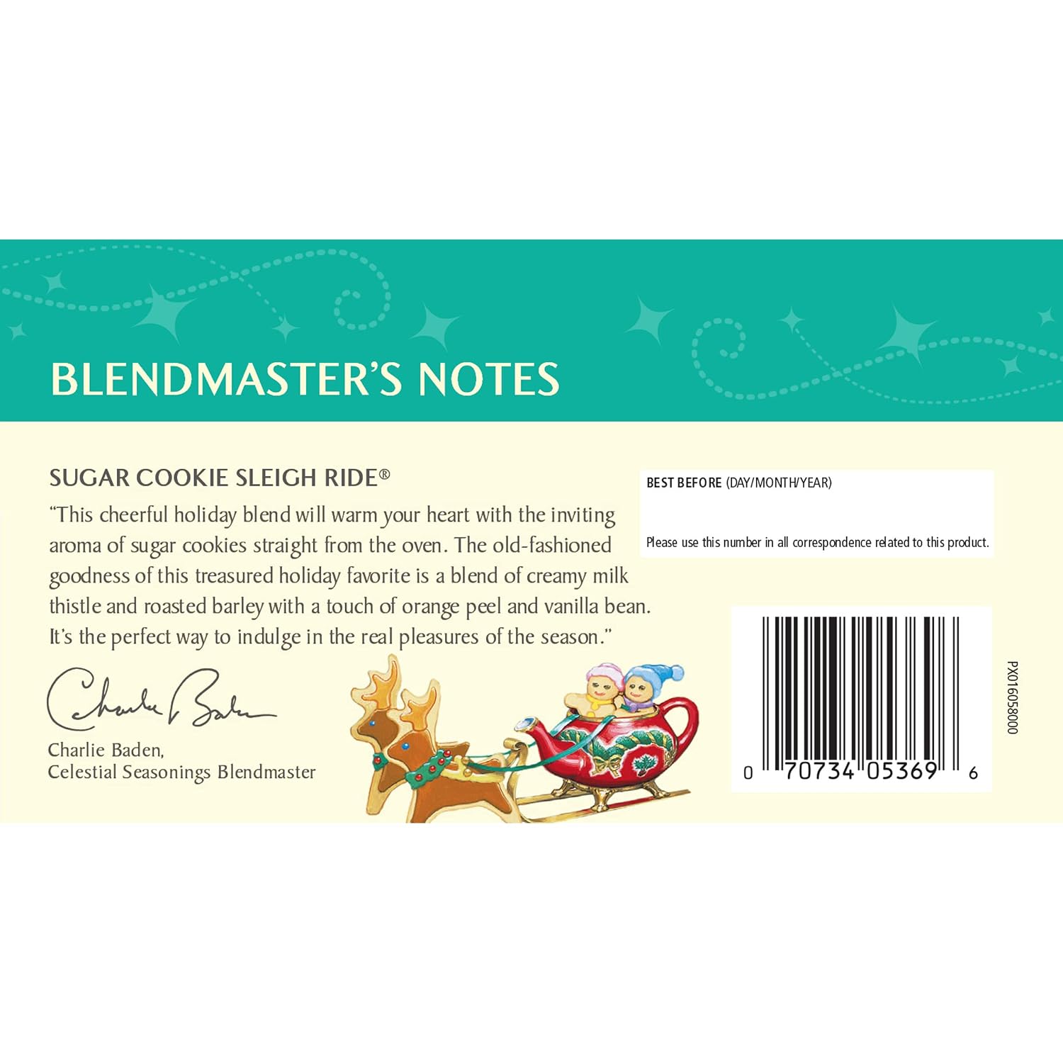 Celestial Seasonings Herbal Tea, Sugar Cookie Sleigh Ride, 18 Count (Pack of 6) - Image 4