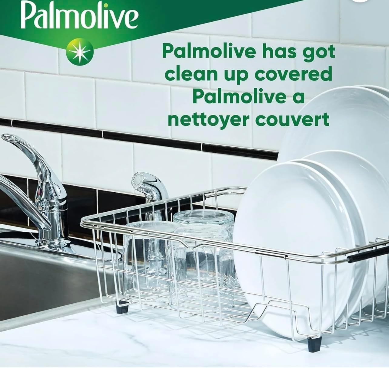 Palmolive Advanced Dish Liquid, Dishwashing Liquid, Dish Soap Refill, Original Scent, Green 145oz Soap Bar - Image 6
