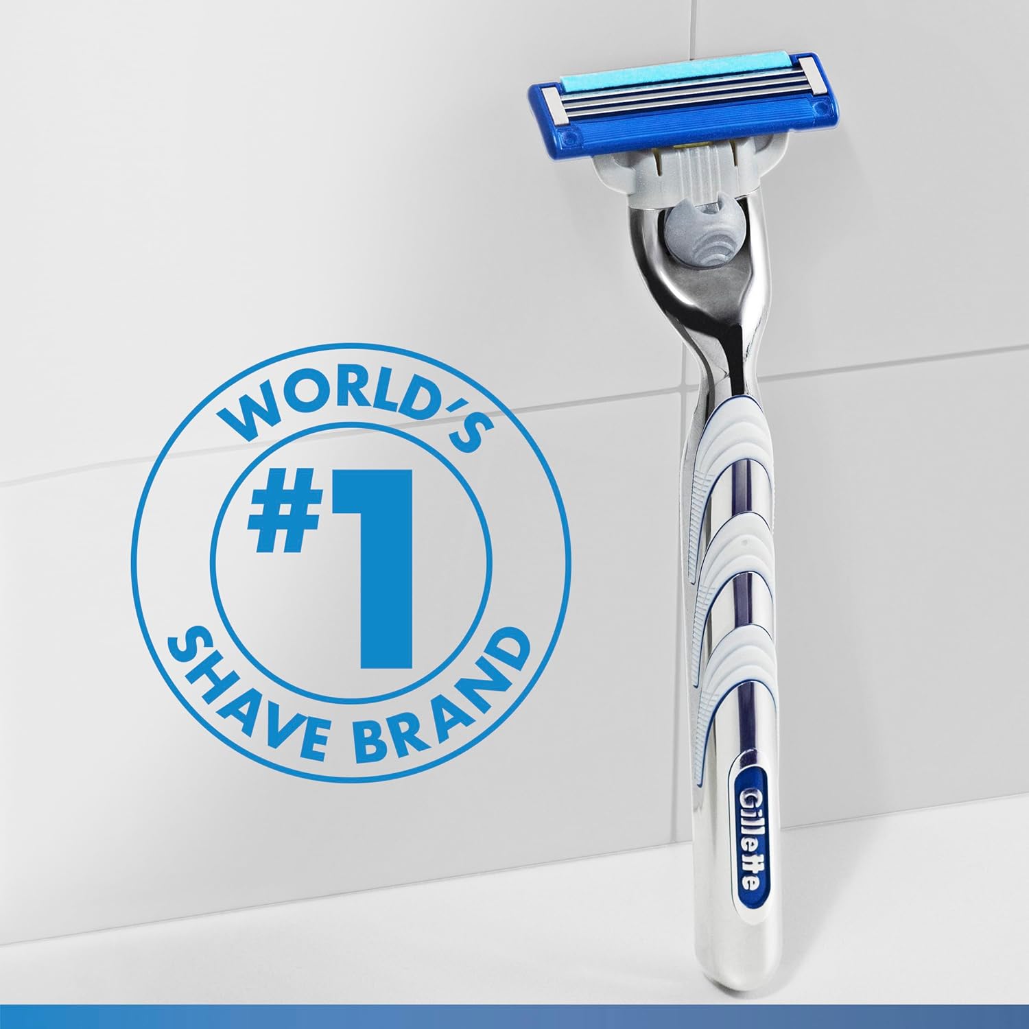 Gillette Mach3 Turbo Razors for Men, 1 Handle, 4 Blade Refills - Image 9
