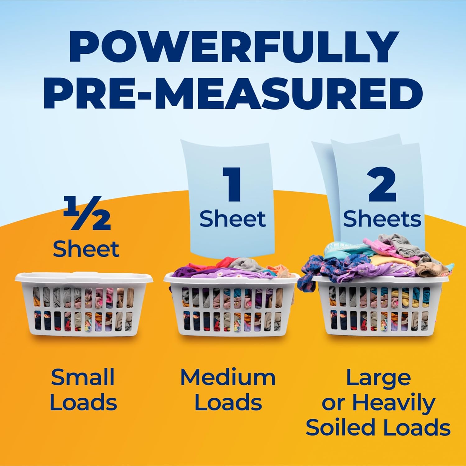 ARM & HAMMER Power Sheets Laundry Detergent, Fresh Breeze Scent, No Mess, Lightweight and Travel-Friendly, 35 Count, Up to 70 Small Loads - Image 10