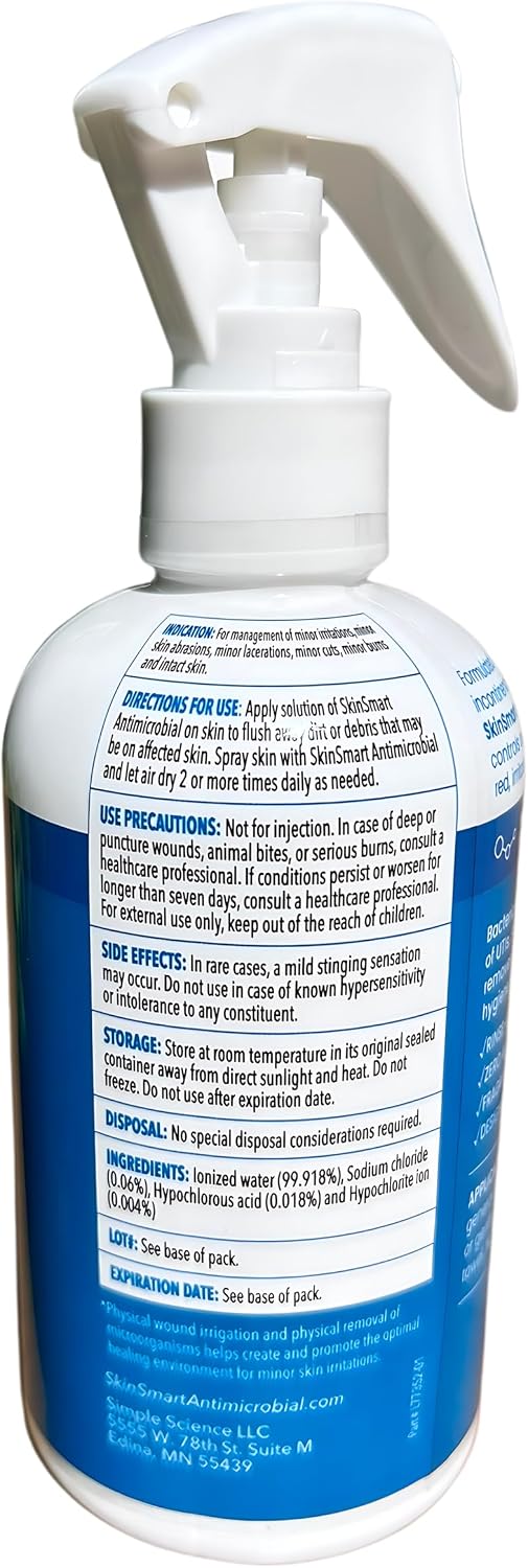 SkinSmart Antimicrobial Perineal Cleanser, Ideal for Incontinence Care and Postpartum, Removes Bacteria, 8 oz Spray - Image 4