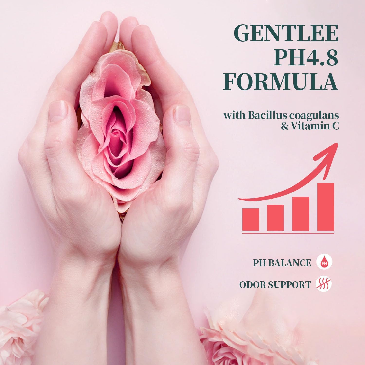 Pineapple Gummies for Women pH Balance, Feminine Probiotics for Vaginigal Health, Nutrition Feminine Gummies, Immune Support, Vegan, Gluten-Free, Hawaiian Pineapple 60 Gummies 30 Servings - Image 4
