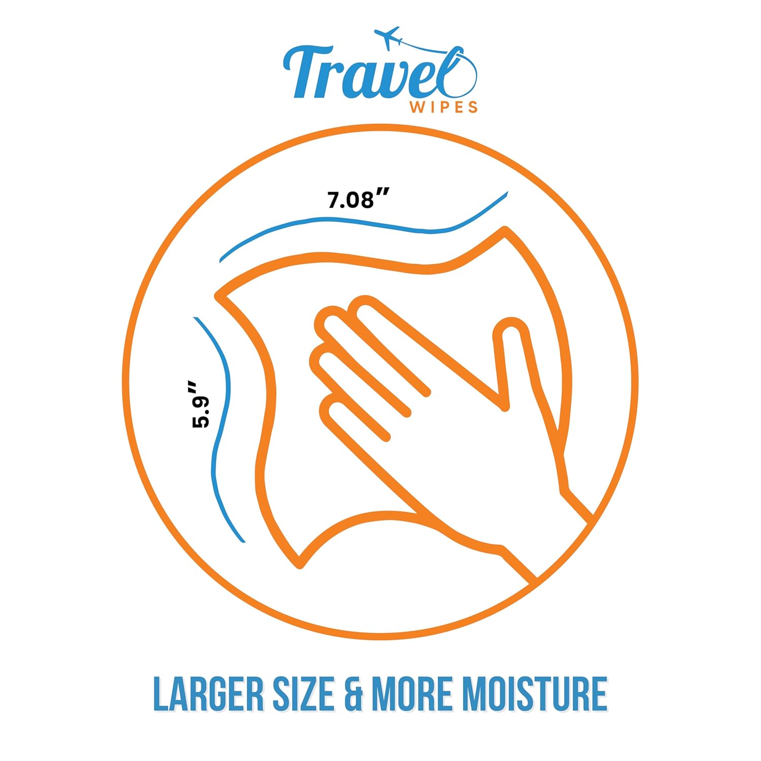 Hand Sanitizing Travel Wipes – 30ct Individually Wrapped | Fragrance-Free, Moisturizing, 70% Isopropyl Alcohol Wipes | Travel, Home, Office, Daily Use - Image 3