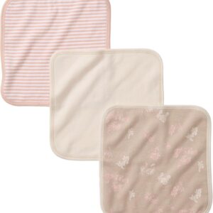 Burt’s Bees Baby Washcloths for Infants, 100% Organic Cotton, Soft and Absorbent Knit Terry Face Towel, 9 x 9 in, 3-Pack