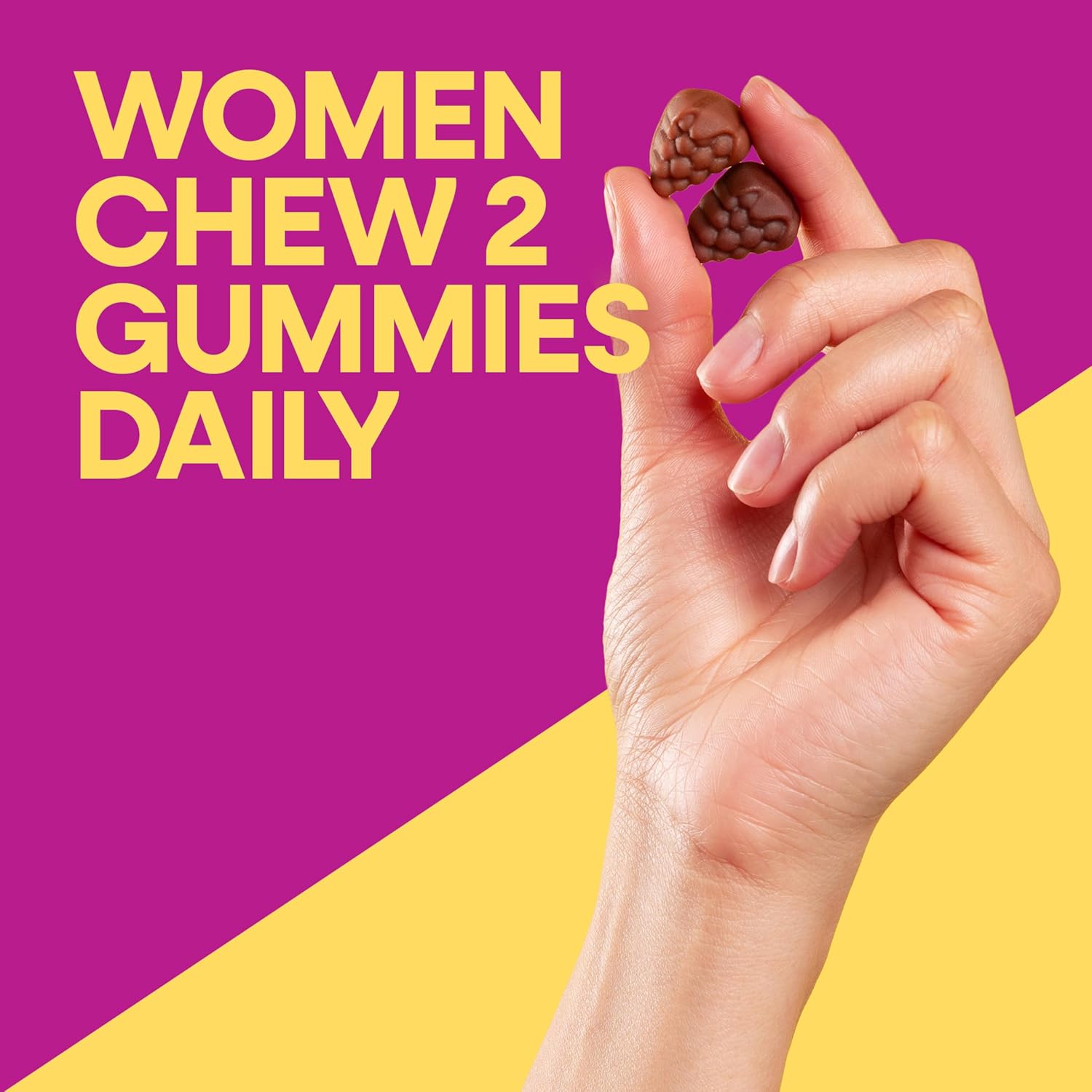 Nature's Way Alive! Women’s Multivitamin Gummy, Daily Chewable Multivitamins for Women, Vitamins A, C, D3, E, B-Vitamins, Supports Immune, Heart, & Muscle Function*, Mixed Berry Flavored, 150 Gummies - Image 6