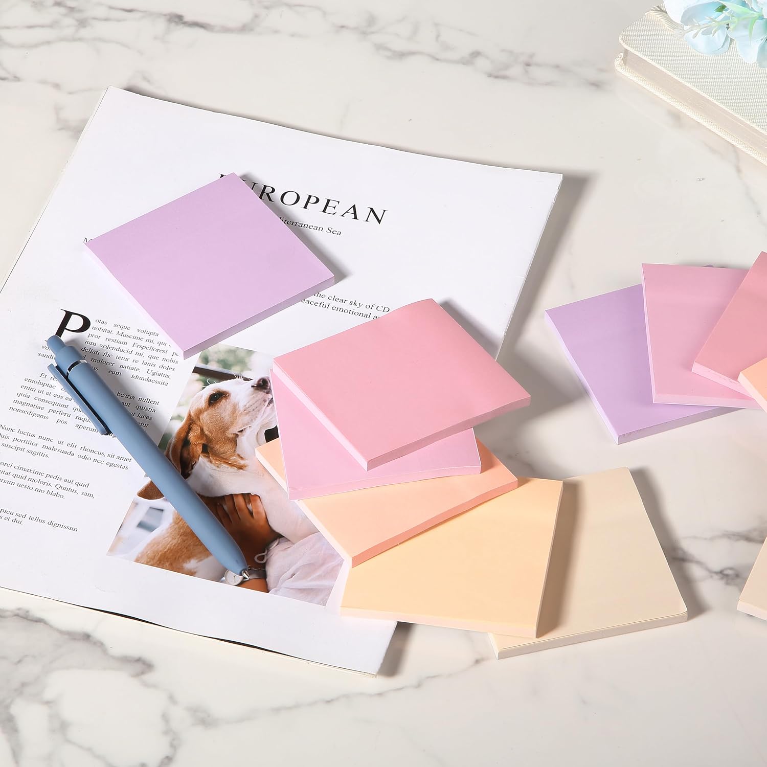 Mr. Pen- Sticky Notes, 3"x3", 12 Pads, 600 Sheets, Colorful, Sticky Notes Bulk, Self-Stick Note Pads, Perfect for Office, School, Home, Study & Organization - Image 8