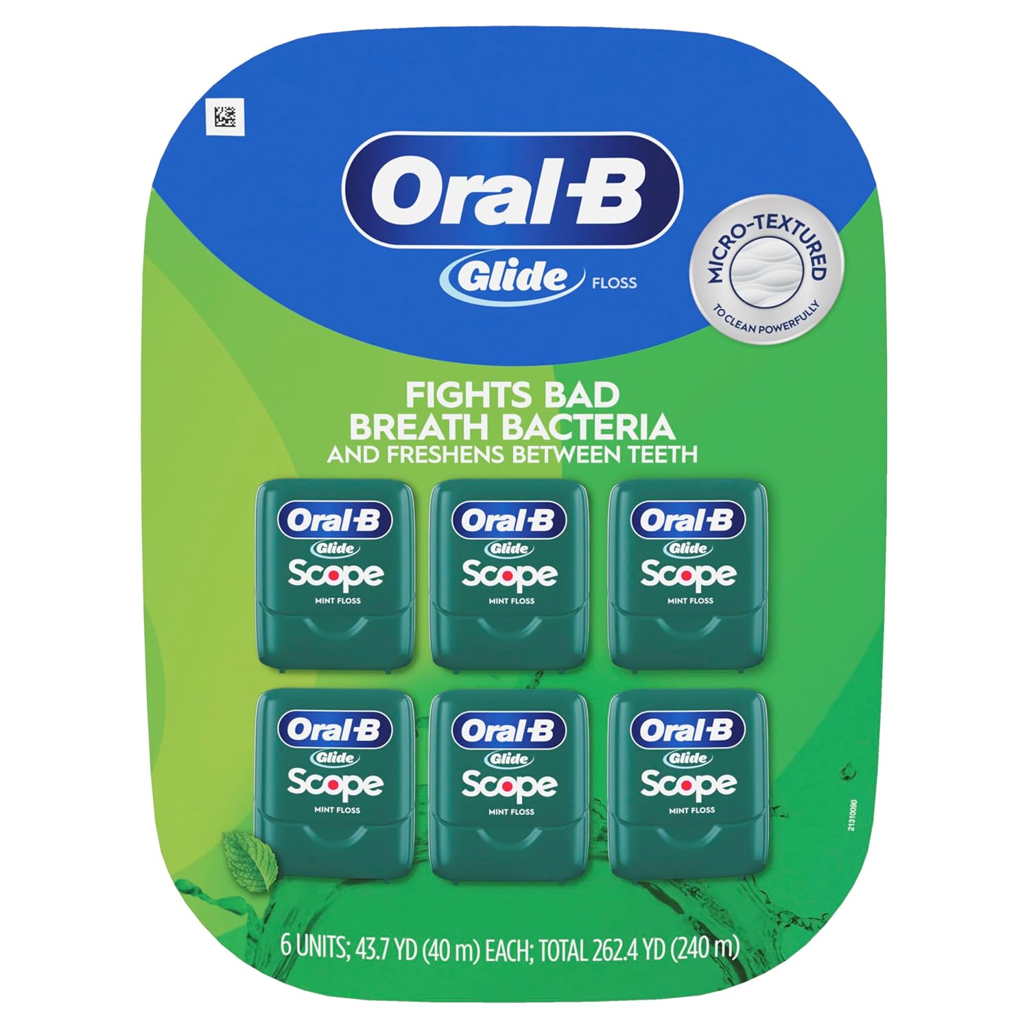 Oral-B Glide Dental Floss, Scope Mint Flavor, 40 m, Pack of 6 - Image 6