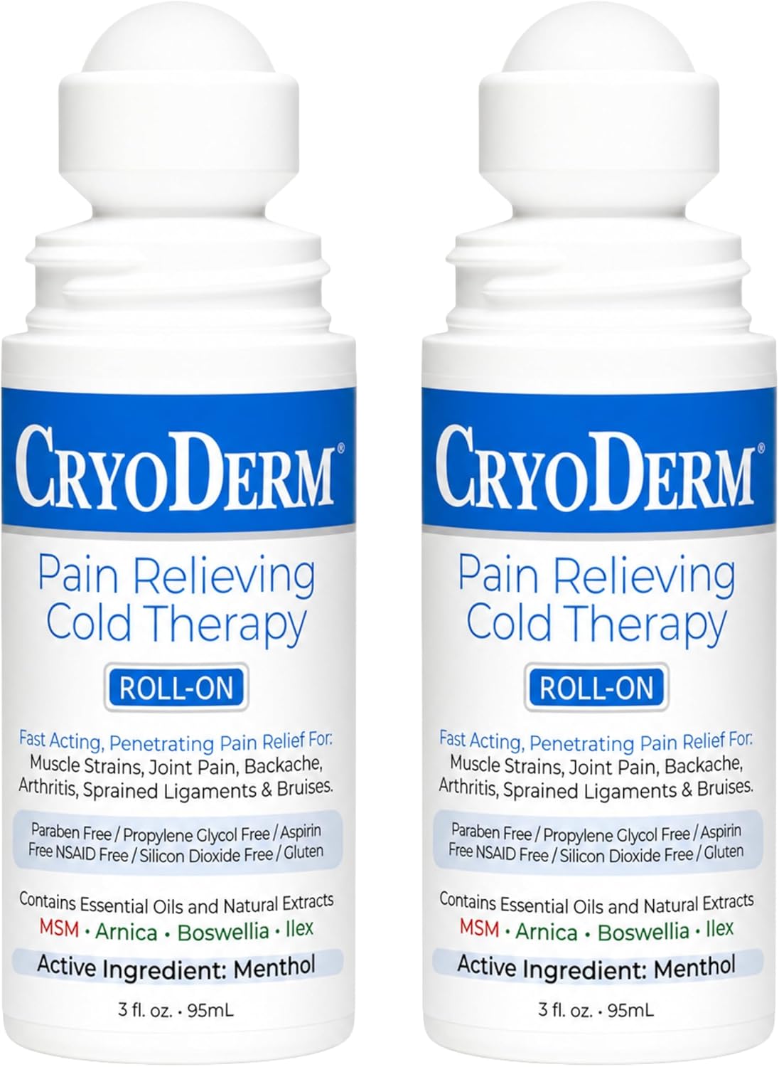 CryoDerm Cold Therapy 3 oz Roll On (2 Pack) - Image 2