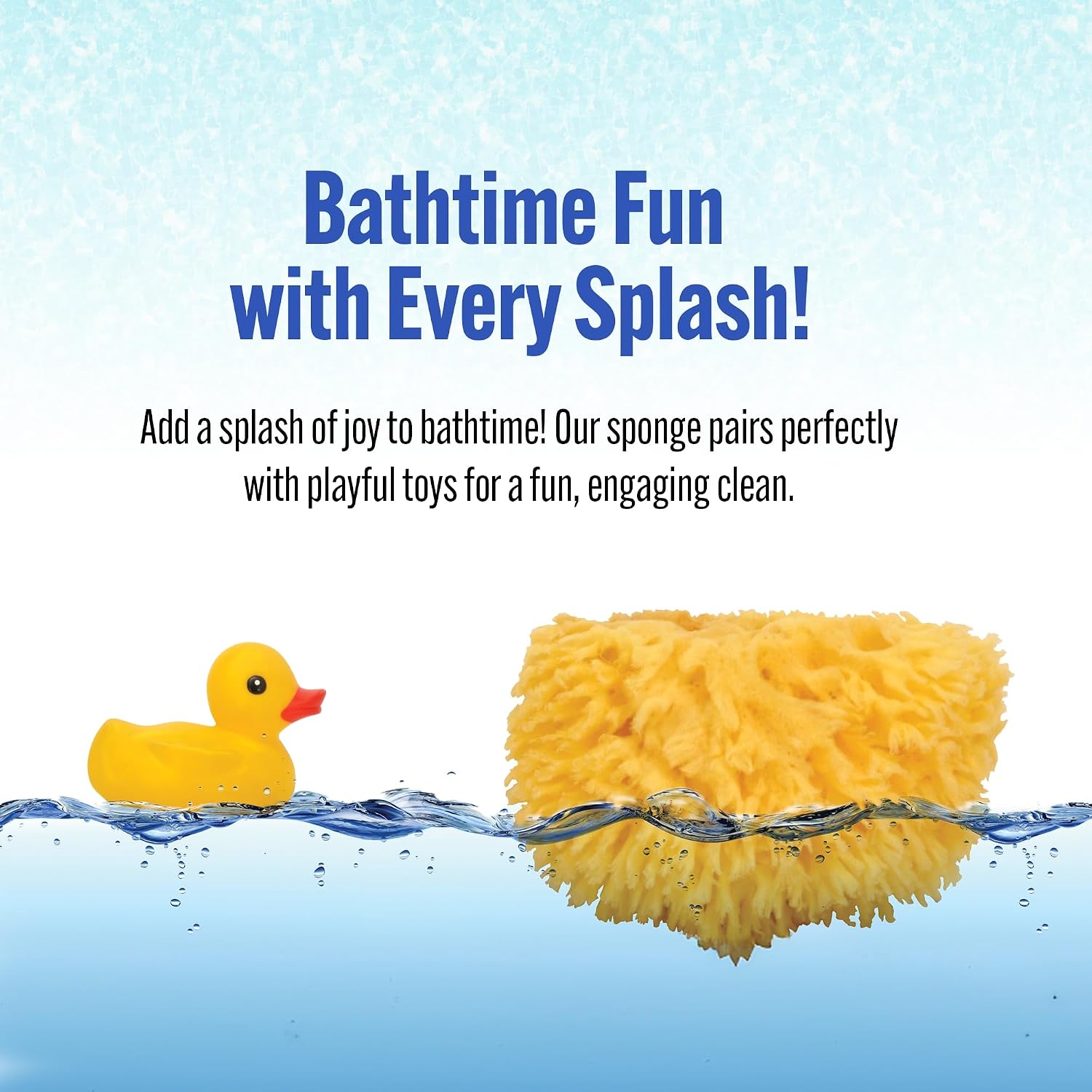 Baby Buddy (1 Count, 4 Inch) Natural Yellow Sea Bath Sponge, Natural Baby Bath Sponge for Newborns and Kids, Soft When Wet, Absorbent, Biodegradable, Hypoallergenic - Image 4
