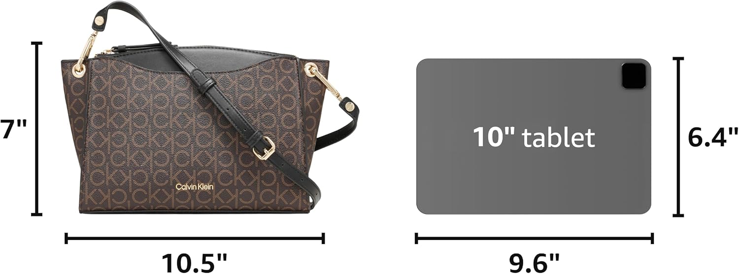 Calvin Klein Women's Garnet Top Zip Crossbody - Image 7