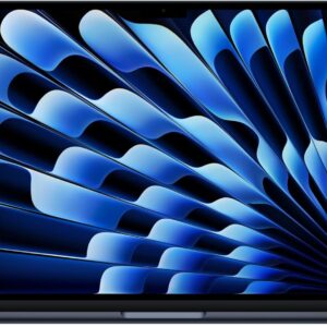 Apple 2026 MacBook Air 15-inch Laptop with M5 chip: Built for AI, 15.3-inch Liquid Retina Display, 16GB Unified Memory, 512GB SSD, 12MP Center Stage Camera, Touch ID, Wi-Fi 7; Midnight