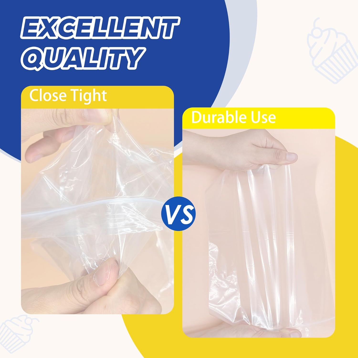 3 Gallon JUMBO Size Zip Storage Bags Bulk, 16" x 18" (100 Bags Total), Reusuable XXL Extra Large Heavy Duty Clear Bags with Sealable Zipper Top For Clothes, Travel, Moving - Image 5