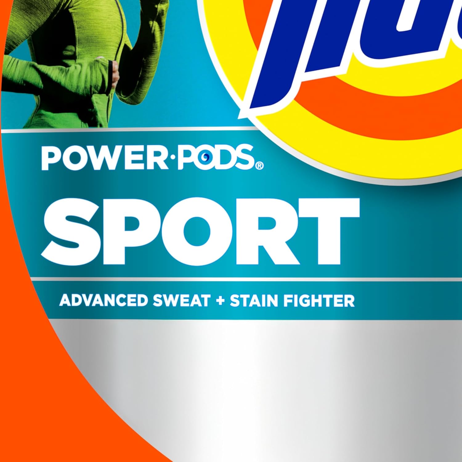 Tide Power Pods Sport Laundry Detergent Pacs, 45 Count, Advanced Sweat + Stain Fighter - Image 10