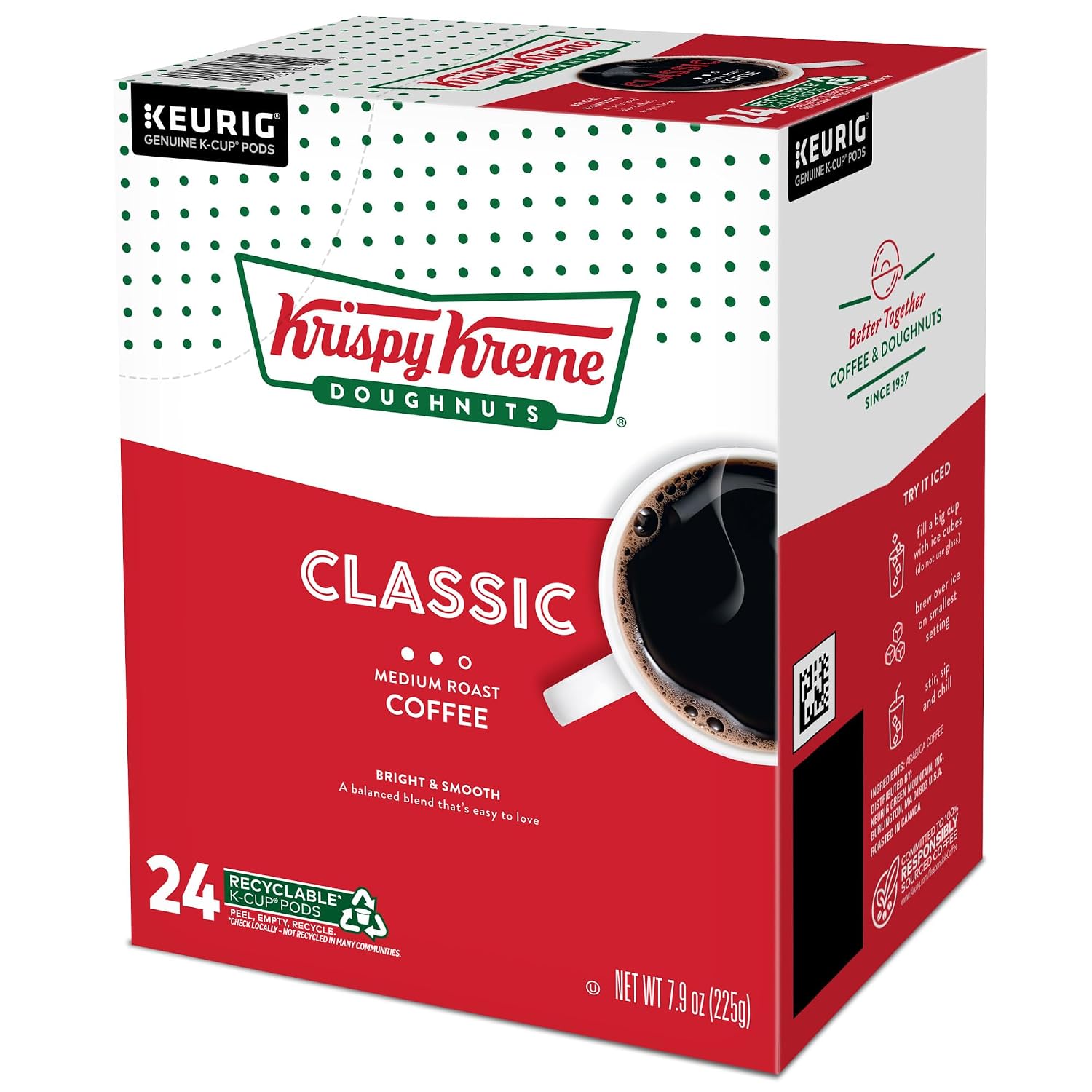 Krispy Kreme Classic Coffee, Keurig Single Serve K-Cup Pods, Medium Roast, 96 Count - Image 17