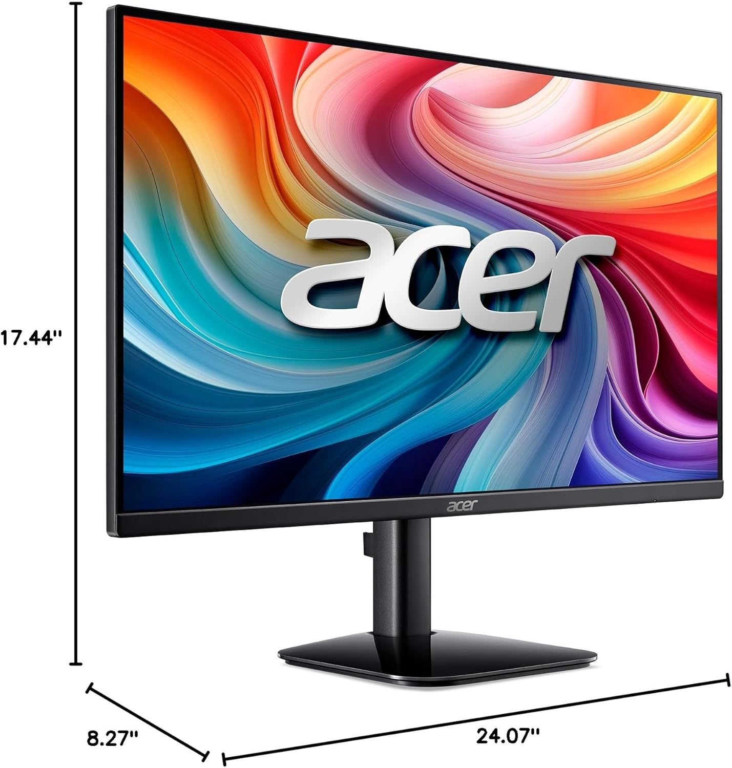 Acer 27 Inch Monitor- KB272-27 Inch FHD IPS (1920 x 1080) Display, Up to 120Hz Refresh Rate, 99% sRGB, Tilt, Adaptive-Sync Support (FreeSync Compatible) 1ms (VRB), sRGB 99% Color, HDMI & VGA Ports - Image 16