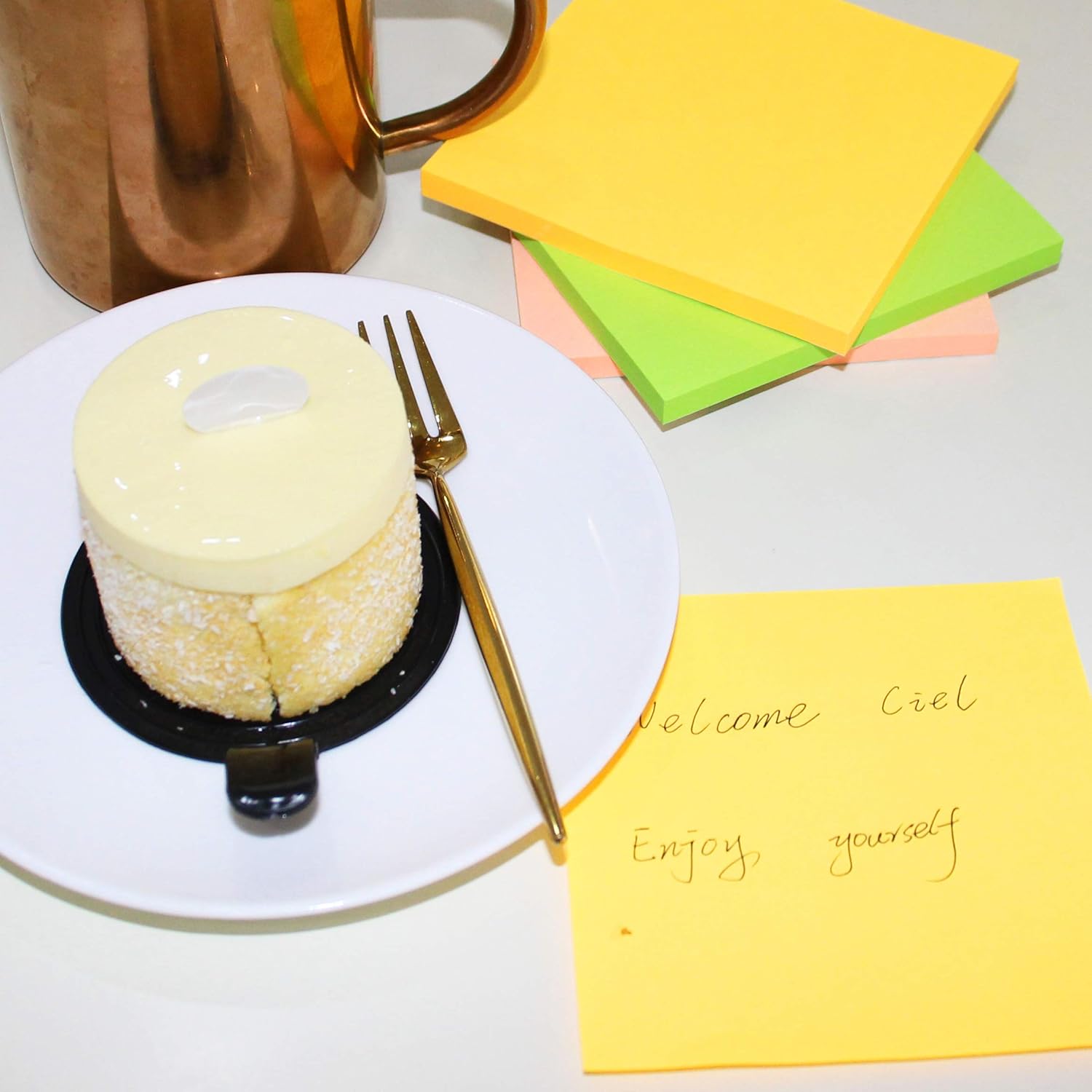 Sticky Notes 3x3 Inches,Bright Colors Self-Stick Pads, Easy to Post for Home, Office, Notebook, 24 Pads/Pack - Image 7