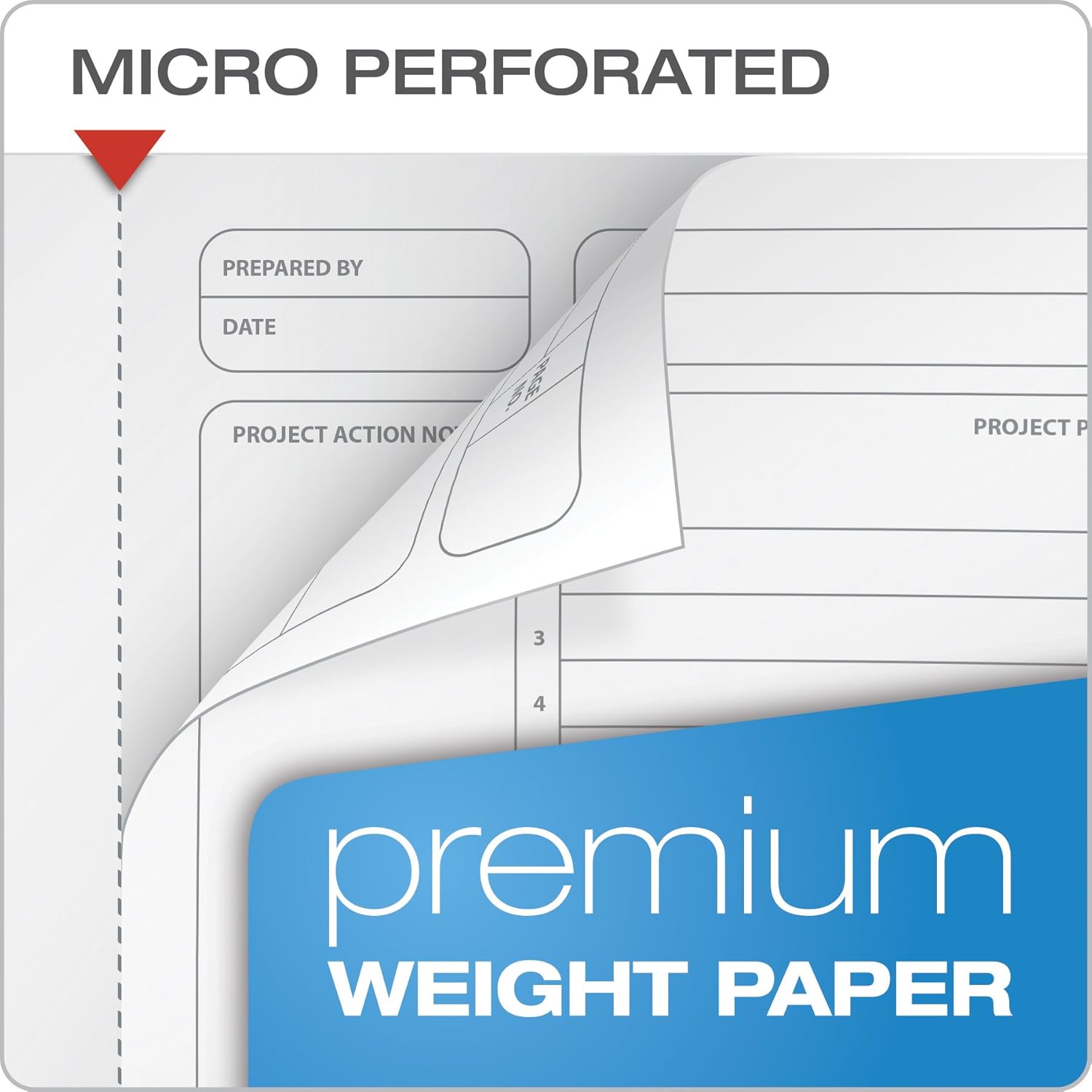 Ampad Gold Fibre Designer, Project Planner,Size 9-1/2 x 7-1/4, Asst Covers, 84 Sheets per Notebook (20-817),White - Image 4