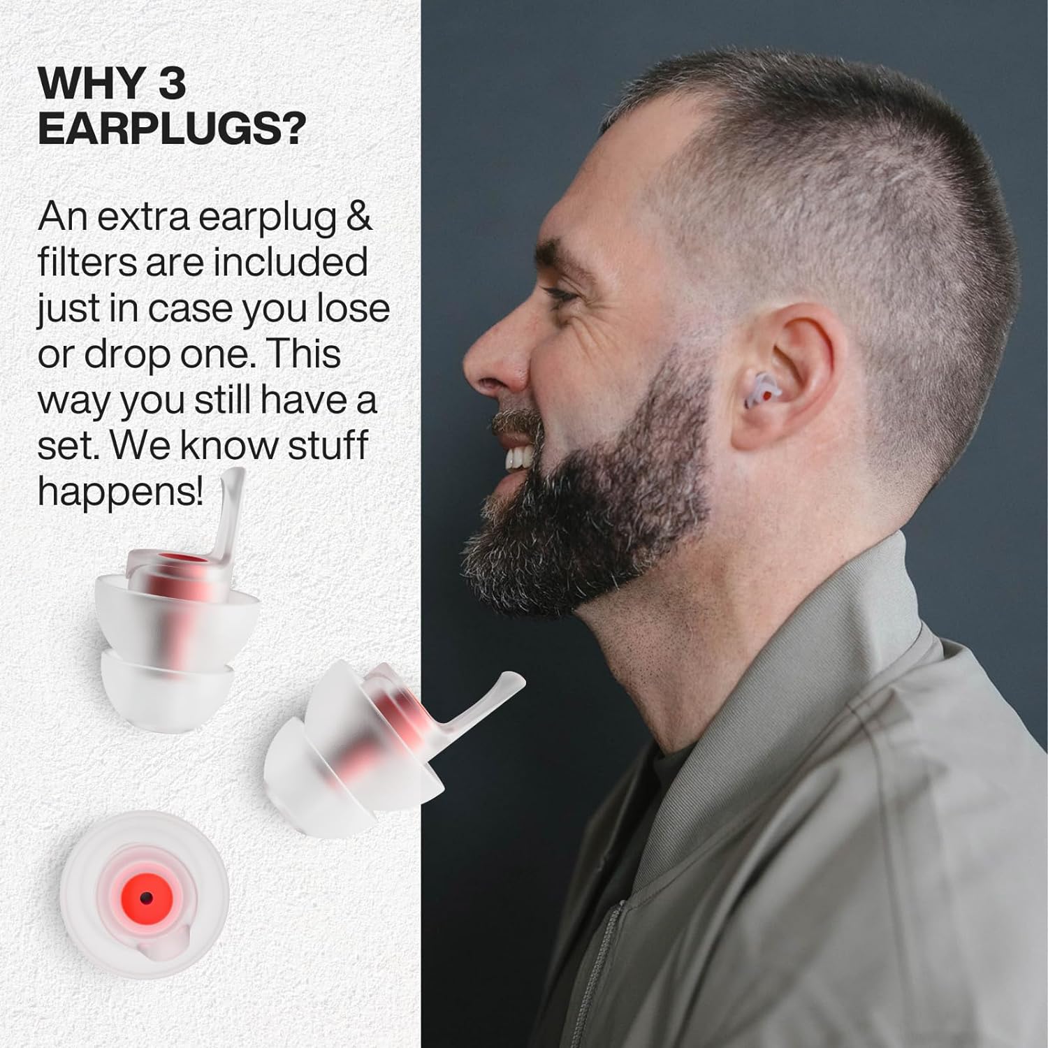 EARPEACE Music - Concert Ear Plugs - Earplugs for Noise Reduction up to 26dB - High Fidelity Ear Plugs for Concerts, Musicians and Live Events - Reusable Earplugs - Includes 3 Filter Sets and Case - Image 6