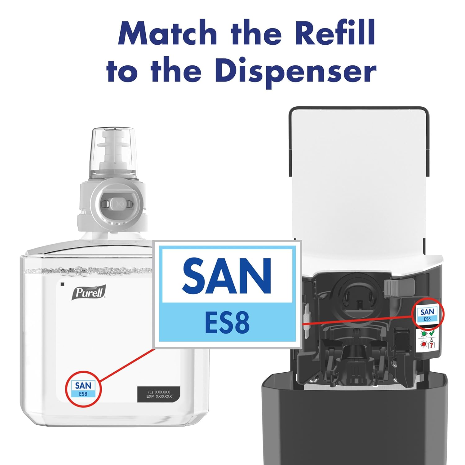 PURELL Advanced Hand Sanitizer Foam, Clean Scent, 1200 mL Refill for PURELL ES8 Automatic Hand Sanitizer Dispenser (Pack of 2) - 7753-02 - Image 8